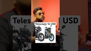 Telescopic vs Upside Down Suspension bike motorcycle suspension shorts [upl. by Brine]