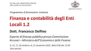 Finanza e contabilità degli Enti Locali 2022 12 [upl. by Bultman342]