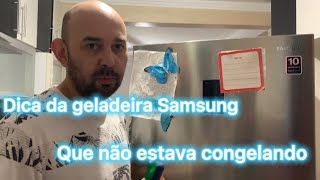 Dica da geladeira Samsung que não estava congelando [upl. by Lindly112]