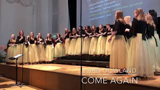 Girls’ Choir Spīgo quotCome againquot John Dowland [upl. by Leonard]