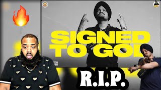 Signed To God  Sidhu Moose Wala  REACTION  ENGLISH SUBTITLES [upl. by Oiramaj715]