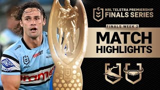 NRL 2024  Sharks v Cowboys  Match Highlights [upl. by Aeirdna]