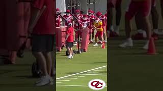 First Look At Rugby Sensation Louis ReesZammit In Pads At Chiefs Training Camp LRZ shorts [upl. by Claudian522]