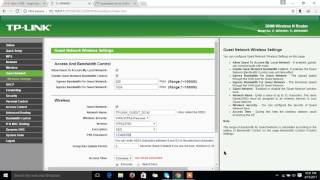 How to create Guest AccountNetworks in TPlink router TLWR841NGuest account [upl. by Zrike]