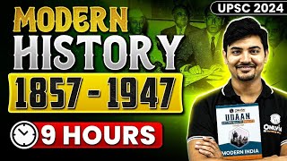 Complete Modern History One Shot  Important Topics Covered 💯  OnlyIAS [upl. by Woodman]