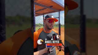 Entrevista a Ángel Reyes de las Águilas del Zulia 🦅🇻🇪⚾️ [upl. by Killion]