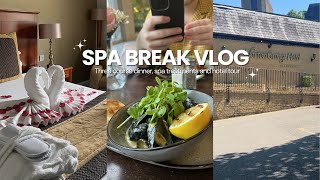 BIRTHDAY WEEKEND VLOG  Spa baecation  dinner date  hotel review 🧖‍♀️🫧 [upl. by Fabyola]