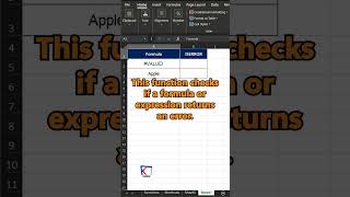 How to use the ISERROR Function in Excel [upl. by Novyak]