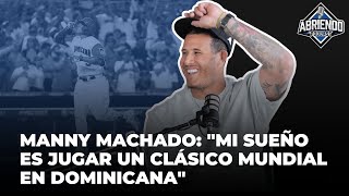 MANNY MACHADO HABLA DE SU AMOR POR DOMINICANA LA SALIDA DE JUAN SOTO SUS GUANTES DE ORO Y TATIS JR [upl. by Uuge632]