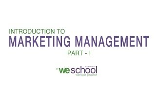 Marketing Management Lectures [upl. by Walton]