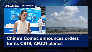 Chinas Comac announces orders for its C919 ARJ21 planes [upl. by Grantley47]