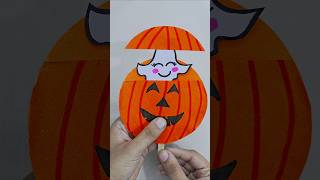 Paper surprise halloween craft ideas with paper  Paper Craft viralshort youtubeshorts kidscraft [upl. by Sevein]