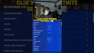 Clixs Fortnite Settings [upl. by Akela]