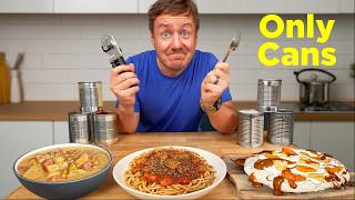 OnlyCans – I Cooked a 3 Course Meal Using ONLY Tin Canned Food [upl. by Huei297]