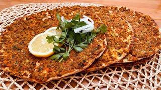 Hazır Lavaştan EFSANE FIRINDA LAHMACUN Tarifi 👉 Bir Tane asla Yetmeyecek‼ [upl. by Riegel118]