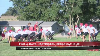 TwoADays Hartington Cedar Catholic [upl. by Nayt902]