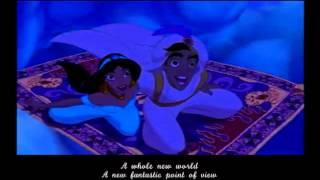 A Whole New World Aladdin Cover with Lyrics [upl. by Dnumde725]