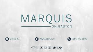 Marquis on Gaston CWS Apartment Homes  Dallas TX [upl. by Pesek895]