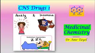 CNS part 1 Sedatives amp Hypnotics  Medicinal Chemistry  E  PDF 👇 [upl. by Odracir]