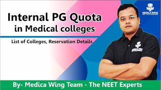 Internal PG Quota in Medical Colleges  Which government medical colleges have internal PG Quota [upl. by Divaj452]