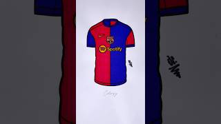 Fc Barcelona Jersey 2425 barcelona fcbarcelona futbol futebol football championsleague asmr [upl. by Merce]