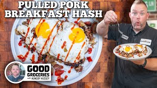 Husseys Pulled Pork Breakfast Hash  Blackstone Griddles [upl. by Obaza288]