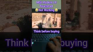 MSI Modern 14 TouchPad Not Working  MSI Modern 14 TouchPad Problem [upl. by Risser]