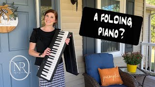 KONIX Folding Piano Review [upl. by Hanny622]