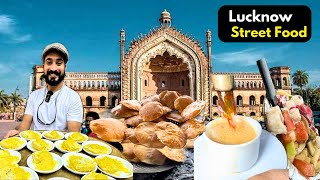 Lucknow मैं ये नहीं खाया पिया तो क्या किया  Lucknow veg Street Food  lucknow food tour [upl. by Kruse]