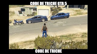 GTA 5 CODE DE TRICHE GTA5 première vidéo [upl. by Harle45]