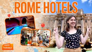 WHERE TO STAY IN ROME ITALY 🇮🇹 Rome City Hotel Guide [upl. by Nolrev]