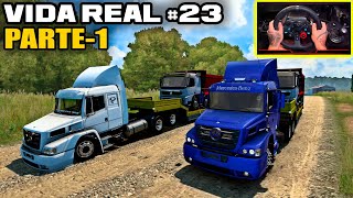 VIDA REAL 23  A Viagem Secreta por Dentro da Amazônia  ETS2  Volante G29 [upl. by Ahsiakal264]