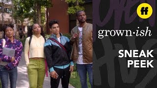 grownish Season 2 Episode 6  Sneak Peek Jazz Makes Fun of Women’s Basketball  Freeform [upl. by Pitt]