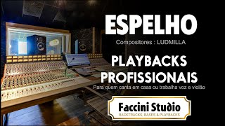 ESPELHO Ludmilla  instrumental  karaoke [upl. by Soelch]