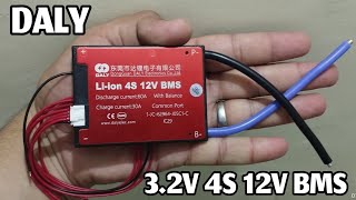 DALY Liion 32v 4S 12V BMS  32V lifepo4 battery BMS [upl. by Forras]