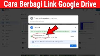 Cara Berbagi Link Google Drive [upl. by Llemmart310]