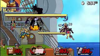 SSF2 Beta FMC Enel Vs Luffy Vs Buggy The Clown Vs Gecko Moria [upl. by Inot]