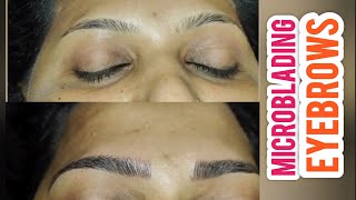 Microblading Eyebrows ❤️ Service in Trivandrum Kerala [upl. by Valaree]