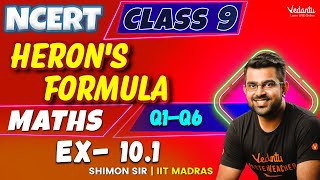 Herons Formula  Exercise 101  Class 9  CBSE 2025 🌟 Shimon Sir [upl. by Airun]