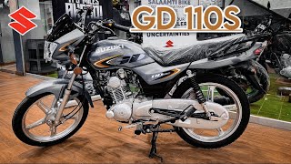 Suzuki GD 110S 2024 Model  New Blue Colour Complete Review  Suzuki Bikes Price in Pakistan [upl. by Jacquet]