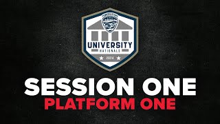 2024 Powerlifting America University Nationals  Session 1 Platform 1 [upl. by Herson108]