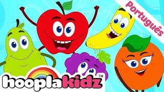 Pulando Com As Frutas Fofinhas  Músicas Divertidas Para Crianças  HooplaKidz Brasil [upl. by Lohman]