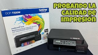 Multifuncional Brother DCPT520W  Review y Pruebas de Impresión [upl. by Arndt]