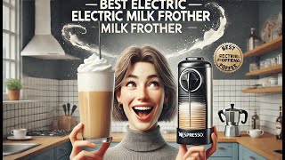 ☕ CanvasLot Electric Milk Frother 4 in 1 Milk Steamer  Best Espumador de Leche Electrico Nespresso [upl. by Lyrehs338]