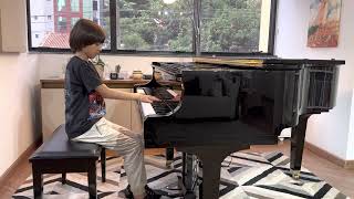 Kabalevsky Variations op 40 No1 Gabriel Nunes 10 years old [upl. by Haughay]