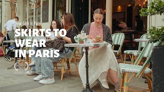 How to Style Skirts Like a Parisian Girl in 2024 [upl. by Eden]