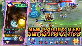 NEW CYCLOPS ITEM AND GAMEPLAY 2024 🔥  PRO CYCLOPS CYCLOPS GAMEPLAY 🔥  TOP GLOBAL CYCLOPS [upl. by Tisman]