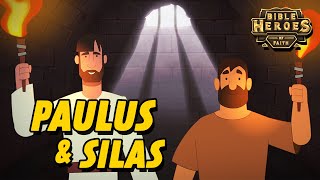 Paulus und Silas im Gefängnis  animierte Bibelgeschichte für Kinder  Glaubenshelden aus der Bibel [upl. by Claudy41]