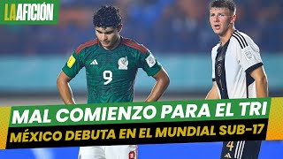 México cae ante Alemania en su debut en el Mundial Sub 17 [upl. by Isoais439]