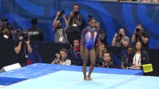 Simone Biles Olympic trials Night 2 on floor [upl. by Babita]